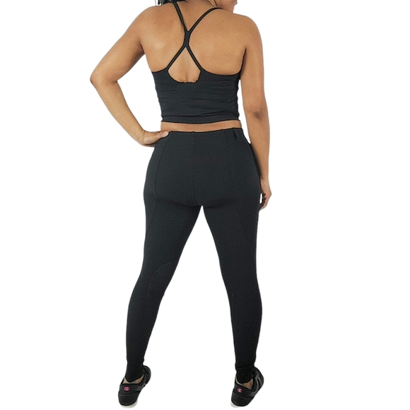 Kerrits Black Power Stretch Knee Patch Tight/Leggings - Picture 3 of 13